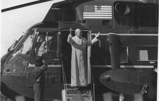 Pope John Paul II's visit to Iowa